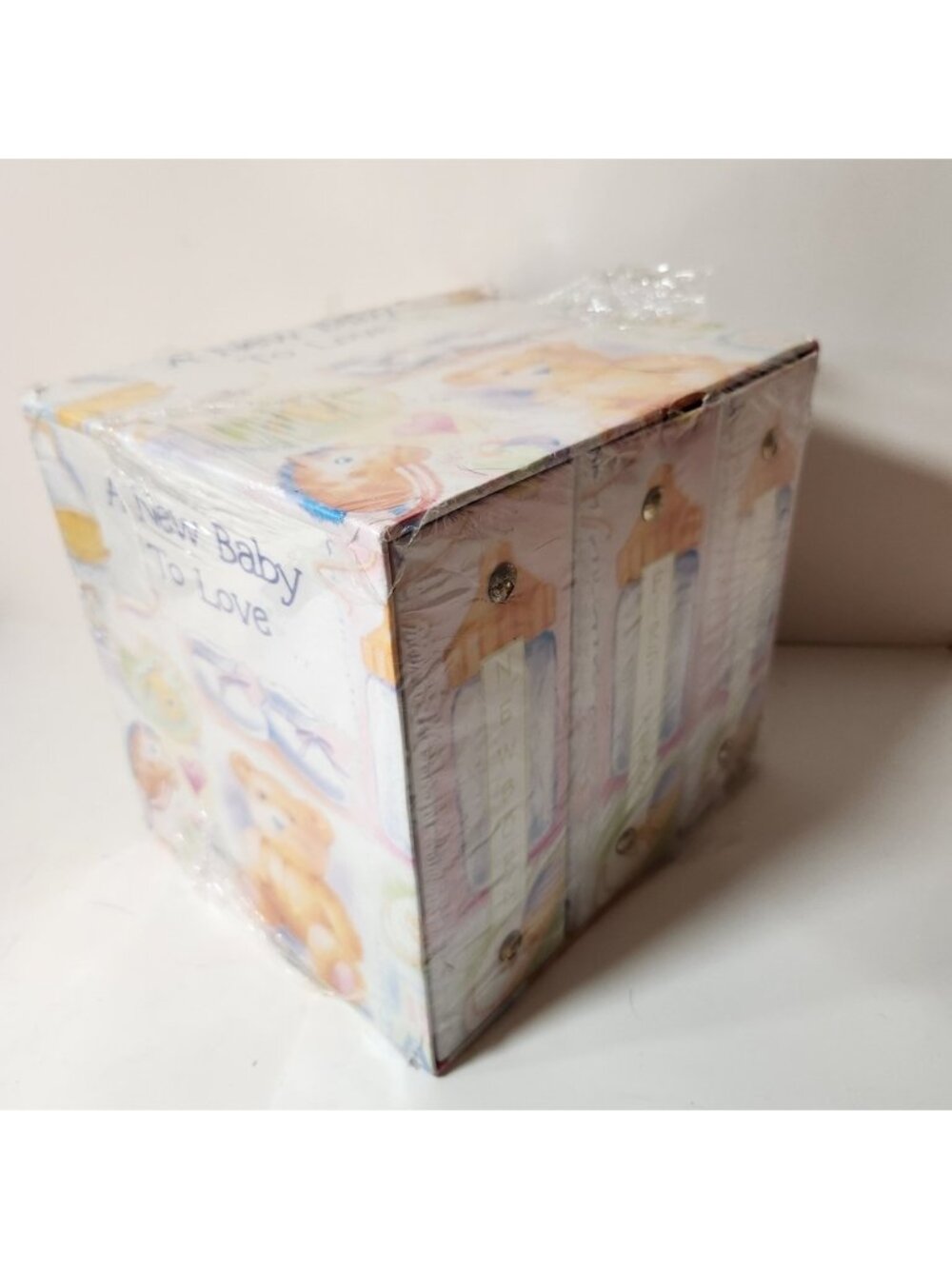 LaVie Our Baby Library 3 Photo Album Set Newborn First Year Toddler Holds 300